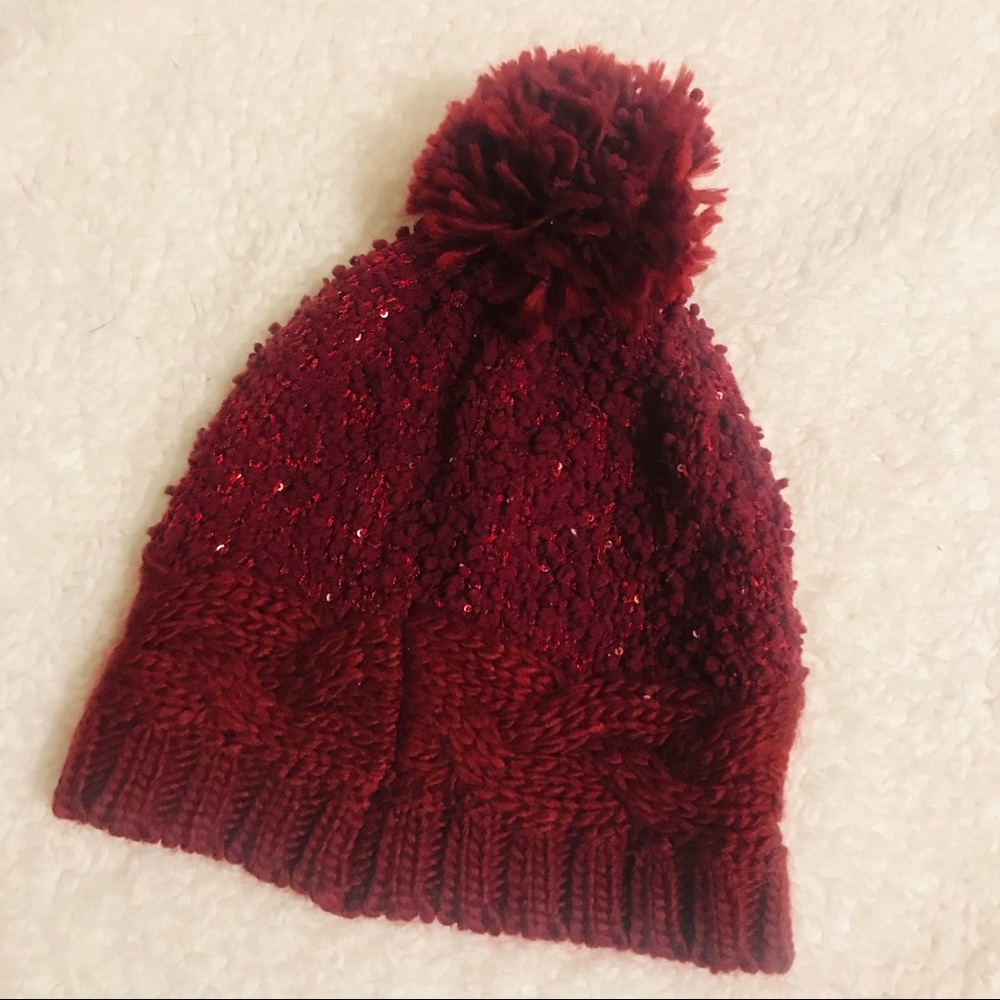 Francesca’s Red Beanie